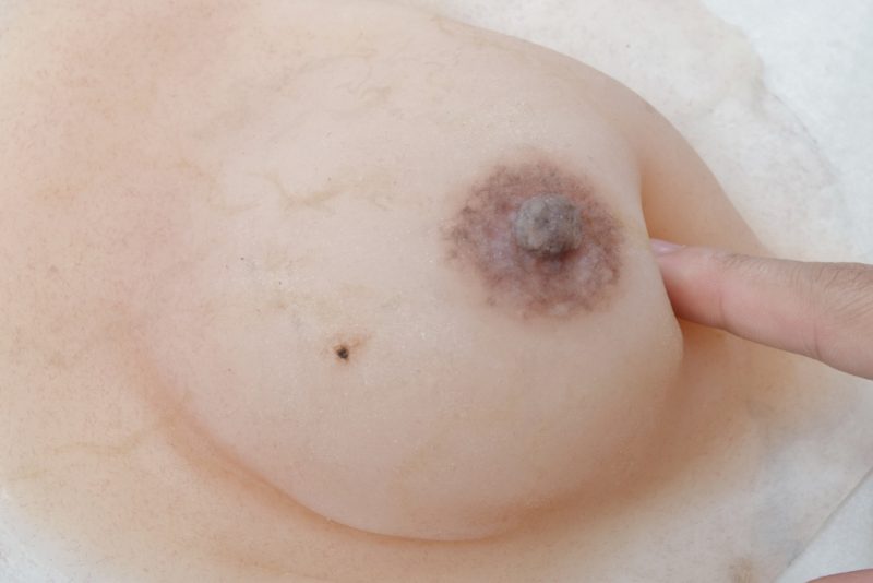 形状を自由に変えられる人工乳房